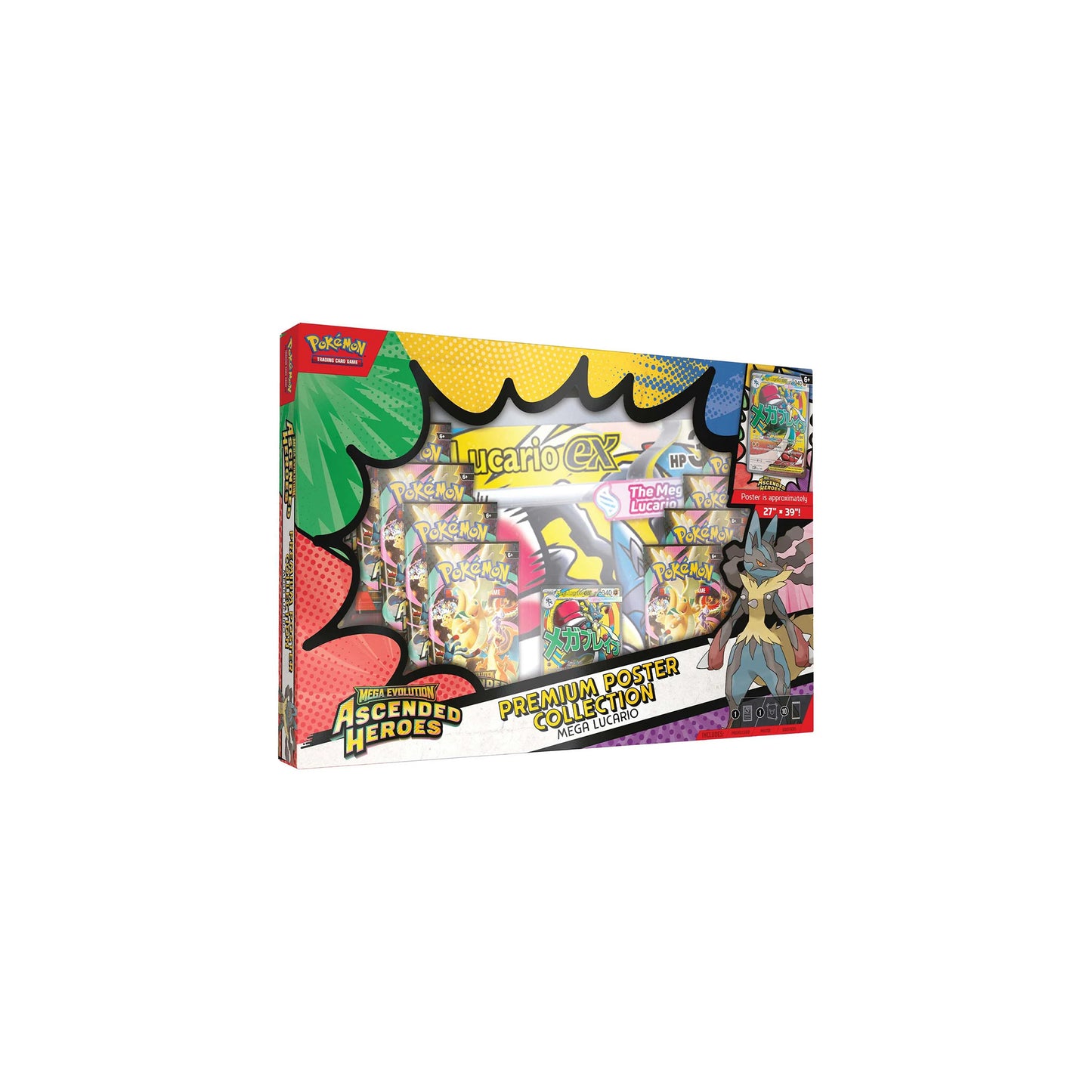 Ascended Heroes Premium Poster Collection—Mega Lucario